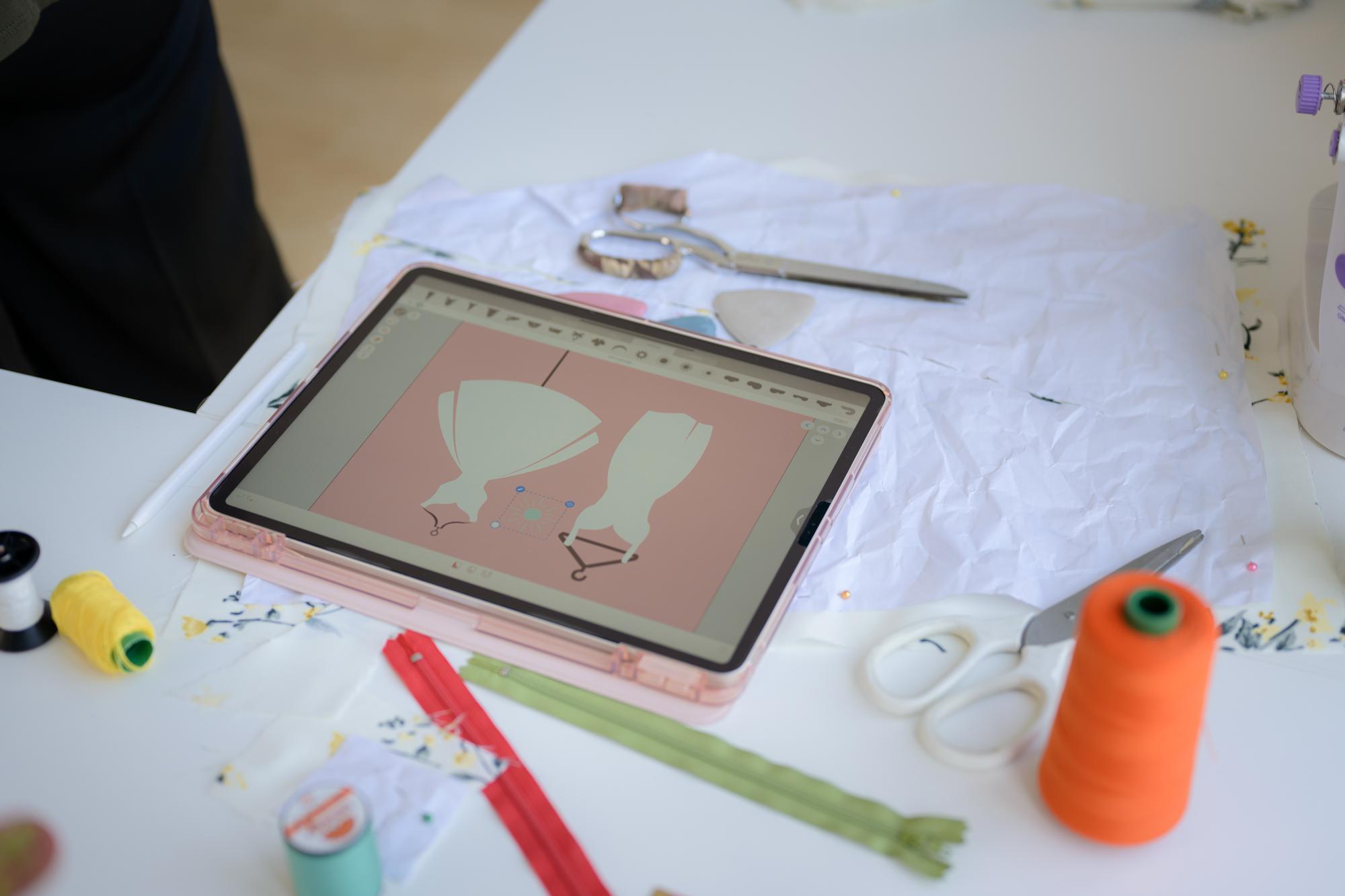 Schermata corso con dashboard e pattern
